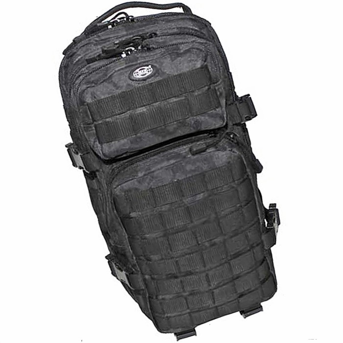 MFH, US backpack, Assault I, daypack, padded shoulder straps, mesh material,